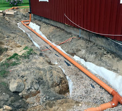 Dränering Torsby Sunne Kvisslebäck